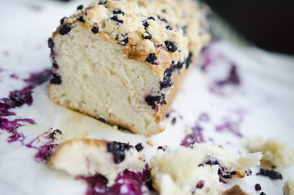 ciasto drożdżowe z jagodami/blueberries yeast cake